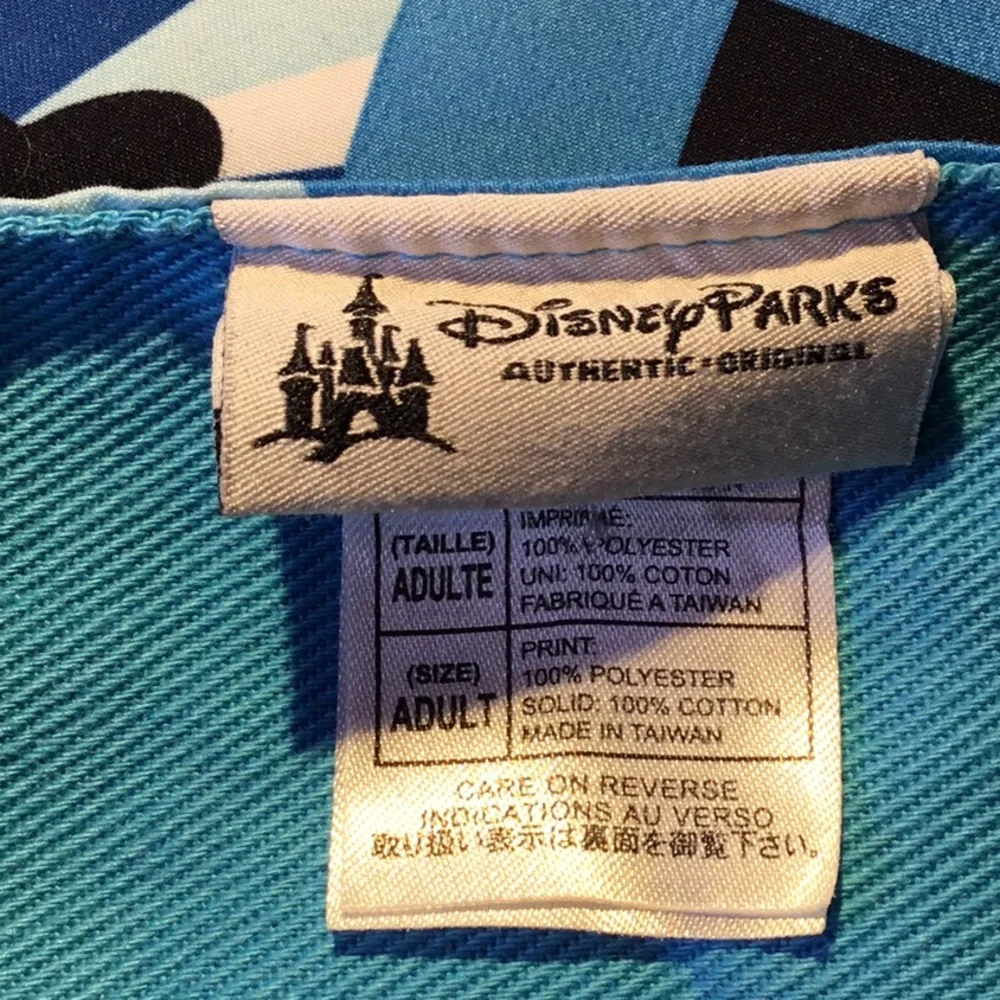 Disney Parks Mickey Mouse Adult Blue Kitchen Apron - Picture 8 of 14